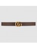 GG Marmont reversible brown leather belt