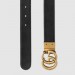 Gucci GG Marmont reversible black leather belt