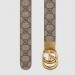 GG Marmont reversible brown leather belt