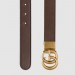 GG Marmont reversible brown leather belt