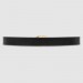 Gucci GG Marmont reversible black leather belt