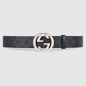 Gucci GG Supreme belt with G buckle