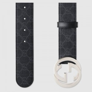 Gucci GG Supreme belt with G buckle