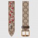 Gucci GG Supreme belt with Kingsnake print