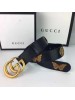 Gucci Black Leather Belt With Animal Studs