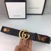 Gucci Black Leather Belt With Animal Studs