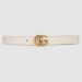 Gucci GG Marmont reversible white leather belt