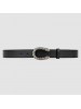 Gucci Leather belt with crystal Dionysus buckle