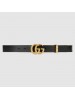 Gucci Leather belt with torchon Double G buckle