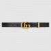 Gucci Leather belt with torchon Double G buckle