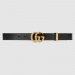 Gucci Leather belt with torchon Double G buckle