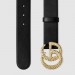 Gucci Belt with textured Double G buckle