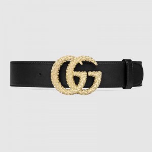 Gucci Belt with textured Double G buckle