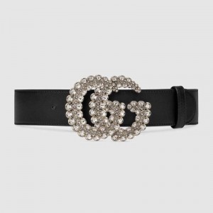 Gucci Leather belt with Double G buckle